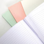 MILAN® Cahier collé A4, papier ligné, 48 feuilles A4, papier 95 g/m², série 1918, beige