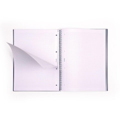 MILAN® Cahier à spirales, papier quadrillé, 80 feuilles A4, série 1918, vert