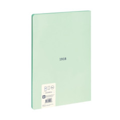 MILAN® Cahier collé A4, papier ligné, 48 feuilles A4, papier 95 g/m², série 1918, vert