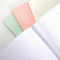 MILAN® Cahier collé A4, papier ligné, 48 feuilles A4, papier 95 g/m², série 1918, vert MILAN® Cahier collé A4, papier ligné, 48 feuilles A4, papier 95 g/m², série 1918, vert
