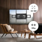 Maclean MC-423 Support TV Max VESA 800x600 43-100" 80kg réglage de l'angle Horizontal et Vertical Profil 50-500mm Noir Maclean MC-423 Support TV Max VESA 800x600 43-100" 80kg réglage de l'angle Horizontal et Vertical Profil 50-500mm Noir