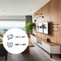 Maclean MC-423 Support TV Max VESA 800x600 43-100" 80kg réglage de l'angle Horizontal et Vertical Profil 50-500mm Noir Maclean MC-423 Support TV Max VESA 800x600 43-100" 80kg réglage de l'angle Horizontal et Vertical Profil 50-500mm Noir
