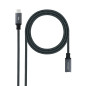 Nanocable 10.01.4501-L150-COMB - Câble USB 3.2 GEN2X2 100W 4K/60HZ, USB-C/M-USB-C/H, noir/GRIS, 1,5 m Nanocable 10.01.4501-L150-COMB - Câble USB 3.2 GEN2X2 100W 4K/60HZ, USB-C/M-USB-C/H, noir/GRIS, 1,5 m