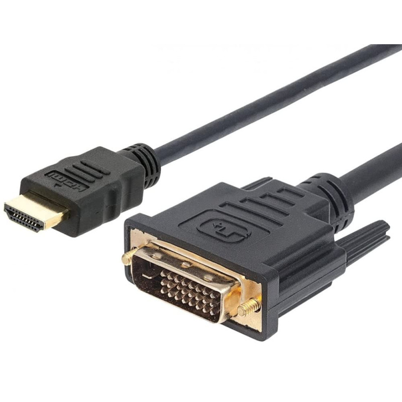 Techly Video Cable HDMI to DVI-D M/M 3 m icoc hdmi-d-030 – Video Cable Adapters (HDMI, DVI-D, Male/Male, Gold, Black, Polyvinyl Techly Video Cable HDMI to DVI-D M/M 3 m icoc hdmi-d-030 – Video Cable Adapters (HDMI, DVI-D, Male/Male, Gold, Black, Polyvinyl