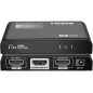 Techly IDATA HDMI2-4K2 répartiteur vidéo HDMI 2x HDMI