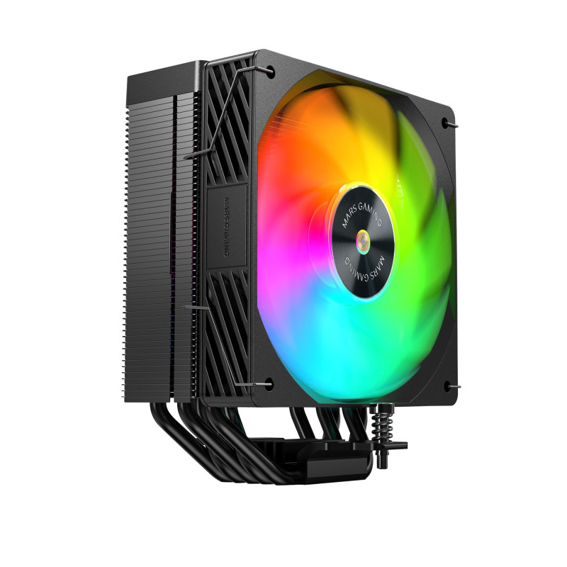 MARS GAMING MCPU-X5ARGB, Dissipateur CPU 280W TDP, 5x Heatpipes HCT Nouvelle Génération, Ventilateur PWM SI Extreme-Silent ARGB MARS GAMING MCPU-X5ARGB, Dissipateur CPU 280W TDP, 5x Heatpipes HCT Nouvelle Génération, Ventilateur PWM SI Extreme-Silent ARGB