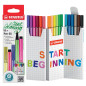 STABILO Feutre dessin Pen 68 - Etui zig-zag x 18 feutres de coloriage pointe moyenne - coloris assortis