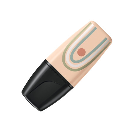 STABILO BOSS MINI Naturevibes - Mini surligneur - Etui carton x 3 surligneurs décorés- coloris Nature