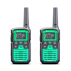 Midland XT30 Pro C1463 - Talkie-Walkie PMR 446, 16 canaux et 38 tonalités CTCSS, 2-4 km de portée, 3 Piles AAA Rechargeable (Lot