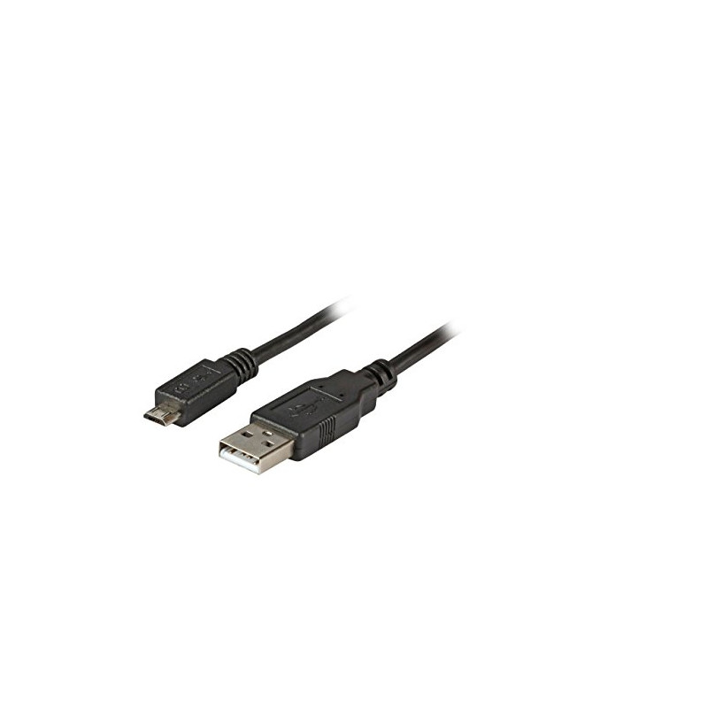 EFB-Elektronik Câble USB 2.0 A-Micro-B 5 broches Noir 1 m