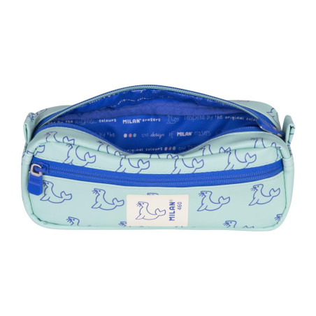MILAN® Trousse rectangulaire 2 Fermetures éclair, 460 Since 1918, Vert