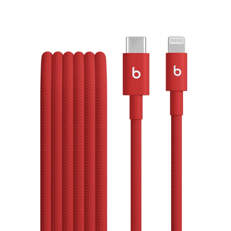 Beats USB-C vers Lightning Câble tissé , charge rapide, durable/anti-nœuds, chargeur compatible pour les appareils Apple à port Beats USB-C vers Lightning Câble tissé , charge rapide, durable/anti-nœuds, chargeur compatible pour les appareils Apple à port