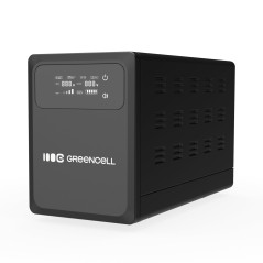 Green Cell USV 500 W 800 VA PowerCore, Alimentation de Secours avec écran LCD, AVR UPS avec Onde sinusoïdale Pure, Connexion de 