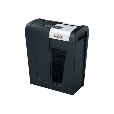 Rexel 2020129 Secure MC4 Whisper-Shred - Destructeur de Documents Coupe Micro Sécurité P5, Capacité 4 Feuilles, Corbeille 14 lit