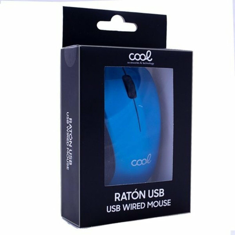 Souris Cool USB Wired Bleue