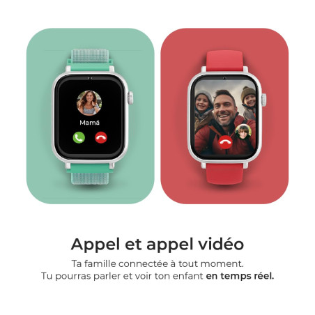 SaveFamily SaveWatch Plus 4G | Montre Connectée pour Enfants avec GPS, Appels, Vidéo, Whatsapp, Musique, Bluetooth et App Store