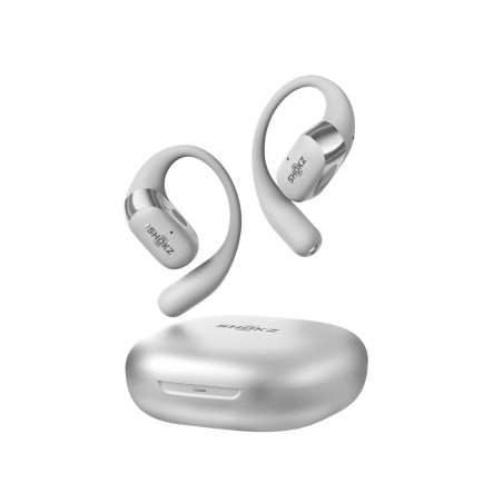 SHOKZ Ecouteurs sans Fil OpenFit 2 Plus à Conduction aérienne Argent