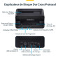 StarTech.com Duplicateur de Disque M.2 NVMe vers 2,5/3,5" SATA, Clonage de SSD à Deux Baies, NVMe à SATA, Jusqu'à 27 Go/Min