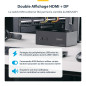 StarTech.com Commutateur KVM 2 Ports DisplayPort et HDMI, 4K 60Hz, Switch KVM, Hub USB 5Gbps 2 Ports, 2 Ports USB HID, TAA StarTech.com Commutateur KVM 2 Ports DisplayPort et HDMI, 4K 60Hz, Switch KVM, Hub USB 5Gbps 2 Ports, 2 Ports USB HID, TAA