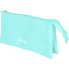 DOHE - Trousse Scolaire Triple - 3 Compartiments, Trousse Polyvalente, Dimensions 23x12x2,5 cm, Fermetures Éclair, Fabriquée en
