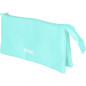 DOHE - Trousse Scolaire Triple - 3 Compartiments, Trousse Polyvalente, Dimensions 23x12x2,5 cm, Fermetures Éclair, Fabriquée en DOHE - Trousse Scolaire Triple - 3 Compartiments, Trousse Polyvalente, Dimensions 23x12x2,5 cm, Fermetures Éclair, Fabriquée en