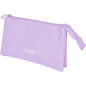 DOHE - Trousse Scolaire Triple - 3 Compartiments, Trousse Polyvalente, Dimensions 23x12x2,5 cm, Fermetures Éclair, Fabriquée en DOHE - Trousse Scolaire Triple - 3 Compartiments, Trousse Polyvalente, Dimensions 23x12x2,5 cm, Fermetures Éclair, Fabriquée en