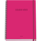 DOHE - Cahier A4 Quadrillé - 100 Feuilles Épaisseur 90 g/m², Format 22,8x30 cm, Couverture Rigide, Reliure à Anneaux et Élastiqu DOHE - Cahier A4 Quadrillé - 100 Feuilles Épaisseur 90 g/m², Format 22,8x30 cm, Couverture Rigide, Reliure à Anneaux et Élastiqu