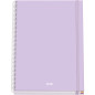 DOHE - Cahier A4 Quadrillé - 100 Feuilles Épaisseur 90 g/m², Format 22,8x30 cm, Couverture Rigide, Reliure à Anneaux et Élastiqu DOHE - Cahier A4 Quadrillé - 100 Feuilles Épaisseur 90 g/m², Format 22,8x30 cm, Couverture Rigide, Reliure à Anneaux et Élastiqu