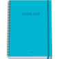 DOHE - Cahier A4 Quadrillé - 100 Feuilles Épaisseur 90 g/m², Format 22,8x30 cm, Couverture Rigide, Reliure à Anneaux et Élastiqu DOHE - Cahier A4 Quadrillé - 100 Feuilles Épaisseur 90 g/m², Format 22,8x30 cm, Couverture Rigide, Reliure à Anneaux et Élastiqu