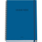 DOHE - Cahier A4 Quadrillé - 100 Feuilles Épaisseur 90 g/m², Format 22,8x30 cm, Couverture Rigide, Reliure à Anneaux et Élastiqu DOHE - Cahier A4 Quadrillé - 100 Feuilles Épaisseur 90 g/m², Format 22,8x30 cm, Couverture Rigide, Reliure à Anneaux et Élastiqu