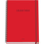 DOHE - Cahier A4 Quadrillé - 100 Feuilles Épaisseur 90 g/m², Format 22,8x30 cm, Couverture Rigide, Reliure à Anneaux et Élastiqu DOHE - Cahier A4 Quadrillé - 100 Feuilles Épaisseur 90 g/m², Format 22,8x30 cm, Couverture Rigide, Reliure à Anneaux et Élastiqu
