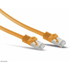 EFB-Elektronik Câble patch RJ45 S/FTP Cat.6A LSZH Cat. 7 Orange 5 m