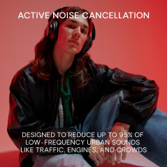 Urbanista Valencia Casque Bluetooth Over-Ear, Active Noise Cancelling, Casque Bluetooth sans fil, 50 h d'autonomie, avec mode AN