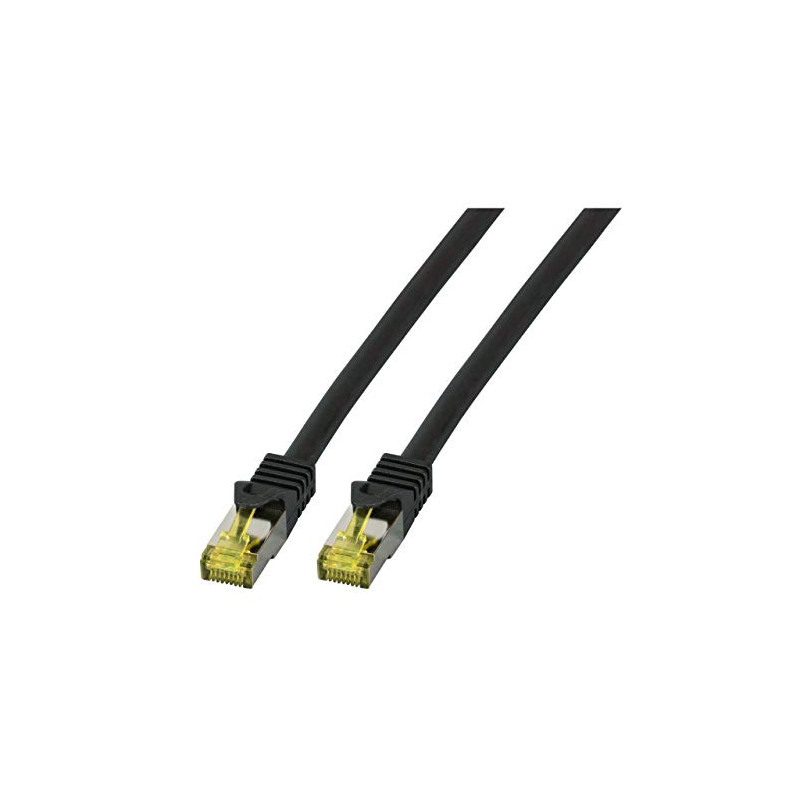 EFB-Elektronik Câble patch RJ45 S/FTP Cat.6A LSZH Noir 7,5 m EFB-Elektronik Câble patch RJ45 S/FTP Cat.6A LSZH Noir 7,5 m