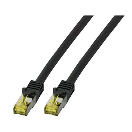 EFB-Elektronik Câble patch RJ45 S/FTP Cat.6A LSZH Noir 7,5 m