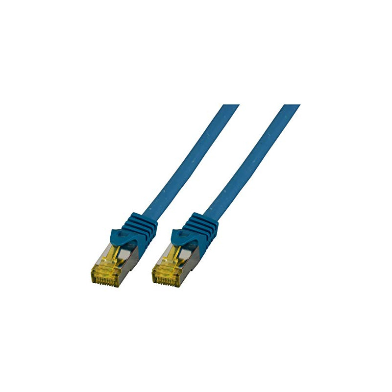 EFB-Elektronik Câble Patch RJ45 S/FTP, Cat.6A, LSZH, Cat.7, Bleu 7,5 m EFB-Elektronik Câble Patch RJ45 S/FTP, Cat.6A, LSZH, Cat.7, Bleu 7,5 m