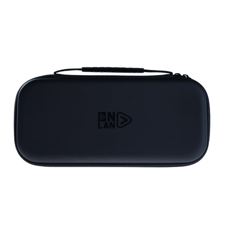 ONLAN - S2-P Carry Bag Noir – Sacoche de Transport Rigide Noir Compatible avec Nintendo Switch 2 – Coque Antichoc – 10 emplaceme