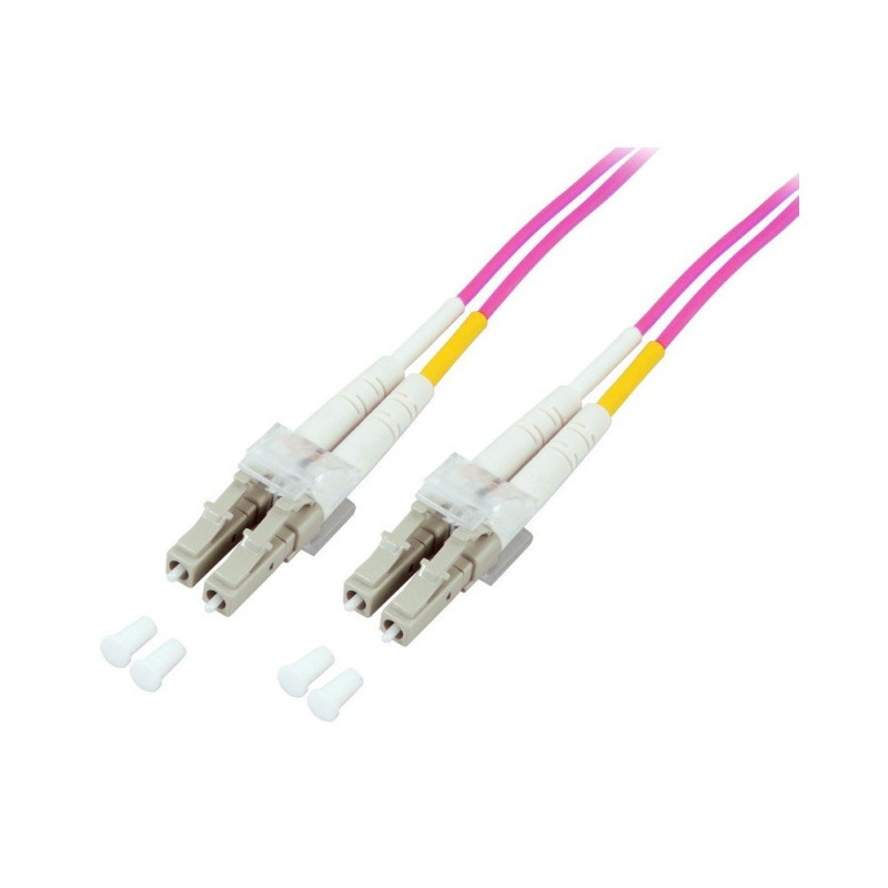 Techly Professional 305779 Câble fibre optique multimode OM4 LC/LC 50/125 20 m Fuchsia Techly Professional 305779 Câble fibre optique multimode OM4 LC/LC 50/125 20 m Fuchsia