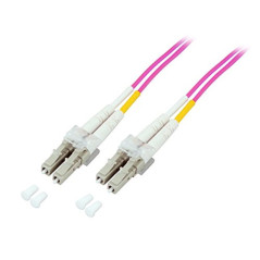 EFB ELEKTRONIK O0319.7,5 Cable DE FIBRA OPTICA 7,5 M OM4 LC Violeta