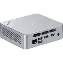 MINIS FORUM Mini PC UN150P, Intel Twin Lake N150, 16 Go DDR4 256 Go M.2 2280 PCIe/SATA SSD + 2,5" SATA + TF Solt, USB3.2 (PD&DP)