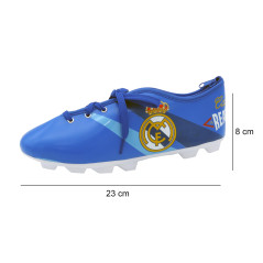 Real Madrid - Trousse, Trousse à crayons, Trousse à chaussures, Fournitures scolaires, Écriture, Couleur bleue, Produit officiel