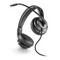 NGS VOX605 USB-C Casque Stéréo avec Microphone Flexible, USB-A Inclus, Annulation du Bruit, Contrôle du Volume, Bandeau renforcé