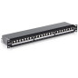 TRENDnet, TC-P24C6AS, Panneau de brassage 24 ports Cat6A blindé 1U, noir TRENDnet, TC-P24C6AS, Panneau de brassage 24 ports Cat6A blindé 1U, noir