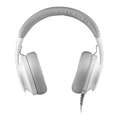 NGS VOX 805 - Casque stéréo, Microphone réglable, USB-C et Adaptateur USB-A, Annulation du Bruit, contrôle du Volume, Bandeau re