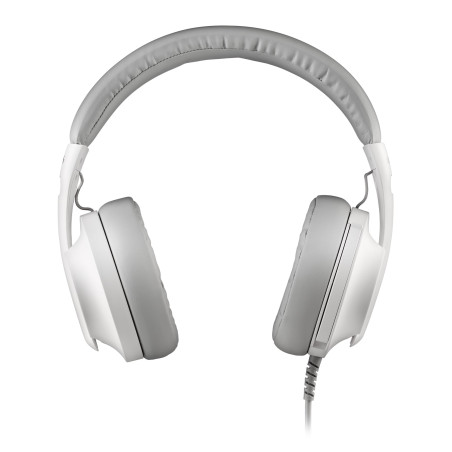 NGS VOX 805 - Casque stéréo, Microphone réglable, USB-C et Adaptateur USB-A, Annulation du Bruit, contrôle du Volume, Bandeau re