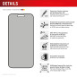 Displex Verre de protection Privacy Full Cover (10H) pour Apple iPhone 16 Plus, cadre de montage écologique, verre trempé, film Displex Verre de protection Privacy Full Cover (10H) pour Apple iPhone 16 Plus, cadre de montage écologique, verre trempé, film