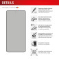 Displex Verre de protection pour Samsung Galaxy S25 Edge avec cadre de montage écologique, verre trempé, film de protection rési Displex Verre de protection pour Samsung Galaxy S25 Edge avec cadre de montage écologique, verre trempé, film de protection rési