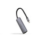 NANOCABLE 10.16.4603 – Adaptateur USB-C 3.1 vers RJ45, avec PD 100W, USB-C/M, Aluminium, Couleur Gris, 18 cm NANOCABLE 10.16.4603 – Adaptateur USB-C 3.1 vers RJ45, avec PD 100W, USB-C/M, Aluminium, Couleur Gris, 18 cm
