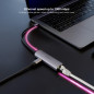 NANOCABLE 10.16.4603 – Adaptateur USB-C 3.1 vers RJ45, avec PD 100W, USB-C/M, Aluminium, Couleur Gris, 18 cm NANOCABLE 10.16.4603 – Adaptateur USB-C 3.1 vers RJ45, avec PD 100W, USB-C/M, Aluminium, Couleur Gris, 18 cm