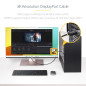 StarTech.com Câble DisplayPort 2.1 de 1m, Câble DP DP40 Certifié VESA avec UHBR10/HDR/HDCP 2.2, 8K60Hz/4K144Hz avec DSC 1.2a StarTech.com Câble DisplayPort 2.1 de 1m, Câble DP DP40 Certifié VESA avec UHBR10/HDR/HDCP 2.2, 8K60Hz/4K144Hz avec DSC 1.2a